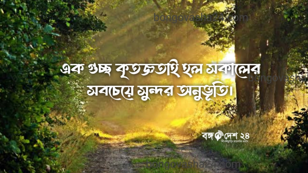 শুভ সকাল স্ট্যাটাস